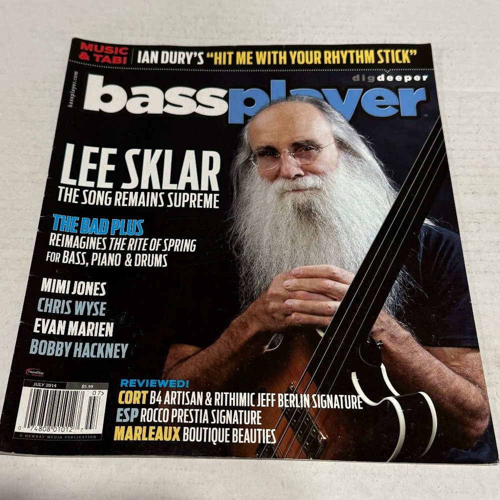 Bass Player Magazine - Lee Sklar / Mimi Jones / Chris Wyse - July 2014